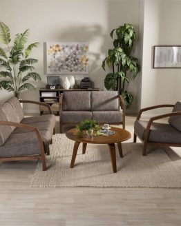 Set Kursi Tamu Sofa Kayu Jati Minimalis